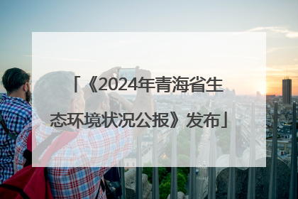 《2024年青海省生态环境状况公报》发布