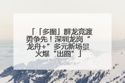 「多图」群龙竞渡勇争先！深圳龙岗“龙舟+”多元新场景火爆“出圈”