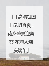 「高清组图」昆明宜良：花乡盛宴迎宾客 花海人潮庆端午