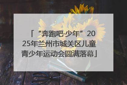 “奔跑吧·少年”2025年兰州市城关区儿童青少年运动会圆满落幕