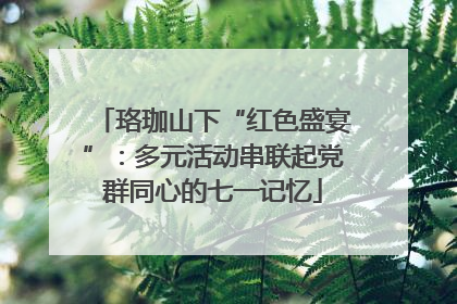 珞珈山下“红色盛宴”：多元活动串联起党群同心的七一记忆