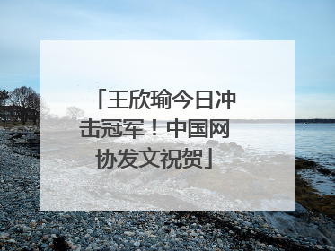 王欣瑜今日冲击冠军！中国网协发文祝贺