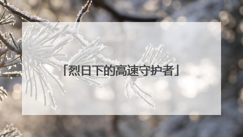 烈日下的高速守护者