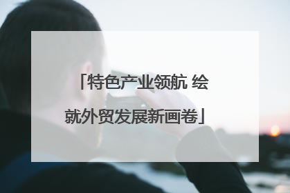 特色产业领航 绘就外贸发展新画卷