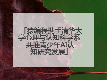 猿编程携手清华大学心理与认知科学系 共推青少年AI认知研究发展