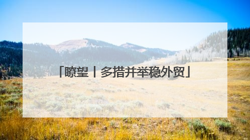瞭望丨多措并举稳外贸