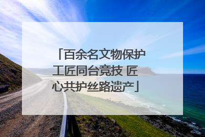 百余名文物保护工匠同台竞技 匠心共护丝路遗产