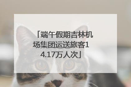 端午假期吉林机场集团运送旅客14.17万人次