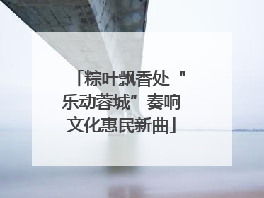 粽叶飘香处“乐动蓉城”奏响文化惠民新曲