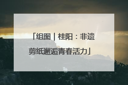 组图｜桂阳：非遗剪纸邂逅青春活力