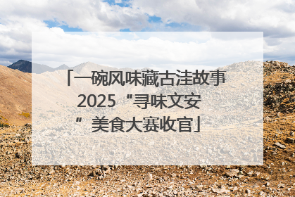 一碗风味藏古洼故事 2025“寻味文安”美食大赛收官