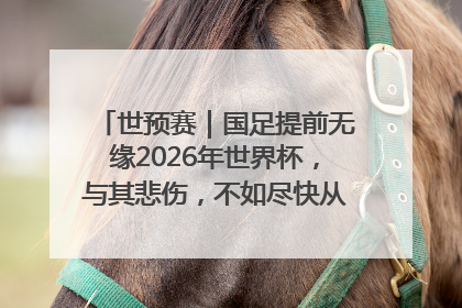 世预赛｜国足提前无缘2026年世界杯，与其悲伤，不如尽快从选帅开始重建