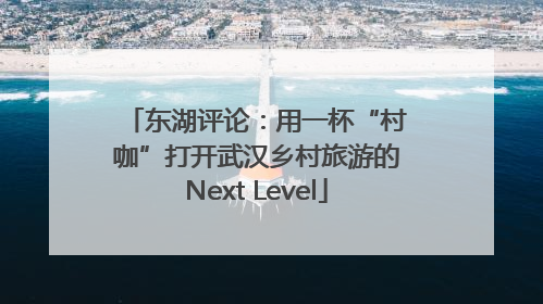 东湖评论：用一杯“村咖”打开武汉乡村旅游的Next Level