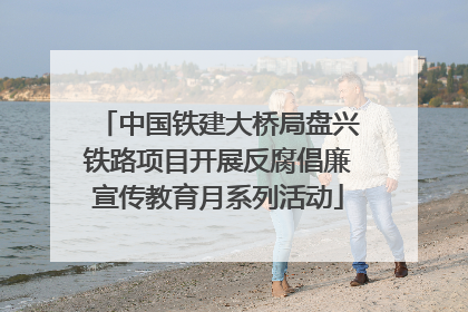 中国铁建大桥局盘兴铁路项目开展反腐倡廉宣传教育月系列活动