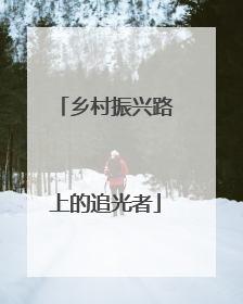 乡村振兴路上的追光者