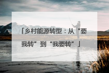 乡村能源转型：从“要我转”到“我要转”