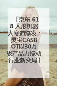 京东 618 人形机器人赛道爆发：灵宝CASBOT以30万级产品力搅动行业新变局