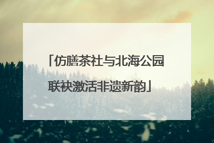仿膳茶社与北海公园联袂激活非遗新韵