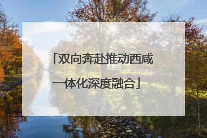 双向奔赴推动西咸一体化深度融合