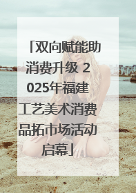 双向赋能助消费升级 2025年福建工艺美术消费品拓市场活动启幕