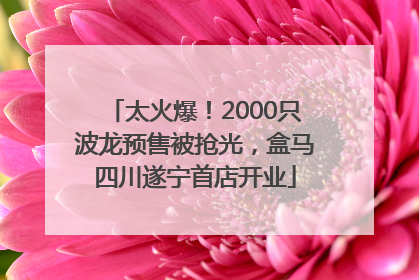 太火爆！2000只波龙预售被抢光，盒马四川遂宁首店开业