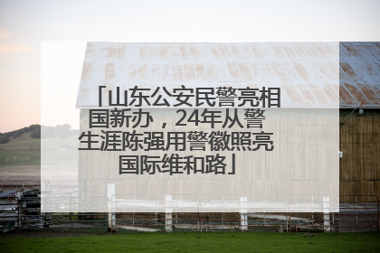 山东公安民警亮相国新办，24年从警生涯陈强用警徽照亮国际维和路