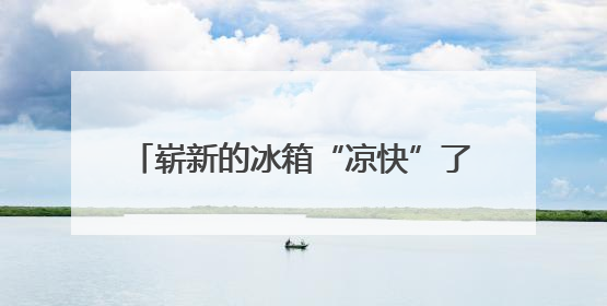 崭新的冰箱“凉快”了大伙的心，“家电圆梦”让残疾人开心度夏