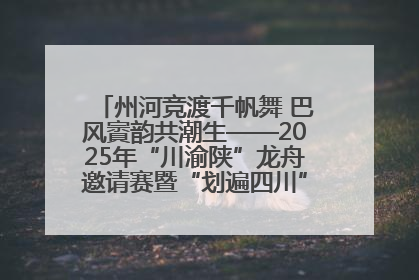 州河竞渡千帆舞 巴风賨韵共潮生——2025年“川渝陕”龙舟邀请赛暨“划遍四川”达川站圆满收官