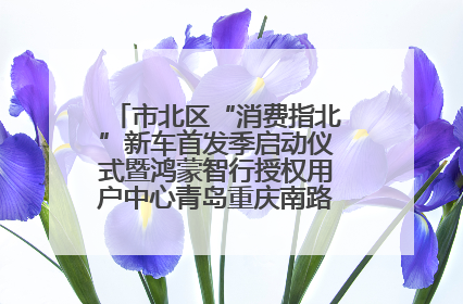 市北区“消费指北”新车首发季启动仪式暨鸿蒙智行授权用户中心青岛重庆南路开业盛典成功举办