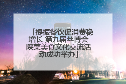 提振餐饮促消费稳增长 第九届丝博会陕菜美食文化交流活动成功举办