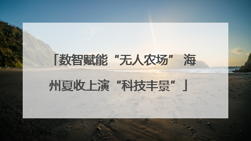 数智赋能“无人农场” 海州夏收上演“科技丰景”