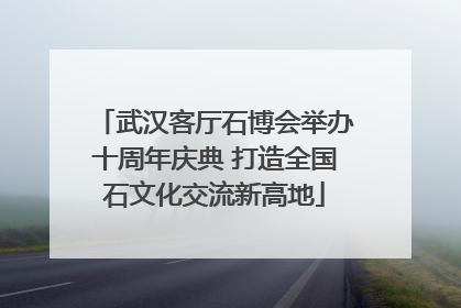 武汉客厅石博会举办十周年庆典 打造全国石文化交流新高地