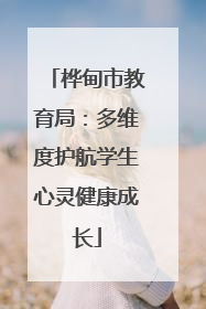 桦甸市教育局：多维度护航学生心灵健康成长