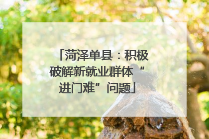 菏泽单县：积极破解新就业群体“进门难”问题