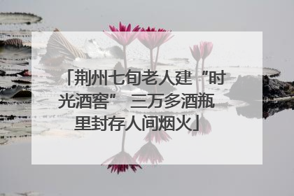 荆州七旬老人建“时光酒窖” 三万多酒瓶里封存人间烟火