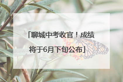 聊城中考收官！成绩将于6月下旬公布