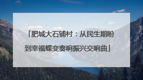 肥城大石铺村：从民生期盼到幸福蝶变奏响振兴交响曲