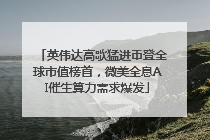 英伟达高歌猛进重登全球市值榜首，微美全息AI催生算力需求爆发
