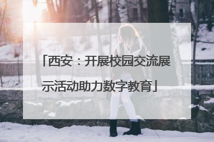 西安：开展校园交流展示活动助力数字教育