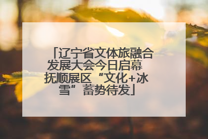 辽宁省文体旅融合发展大会今日启幕 抚顺展区“文化+冰雪”蓄势待发