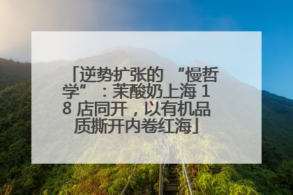 逆势扩张的 “慢哲学”：茉酸奶上海 18 店同开，以有机品质撕开内卷红海