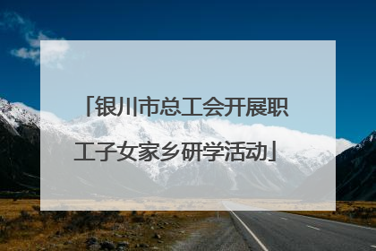银川市总工会开展职工子女家乡研学活动