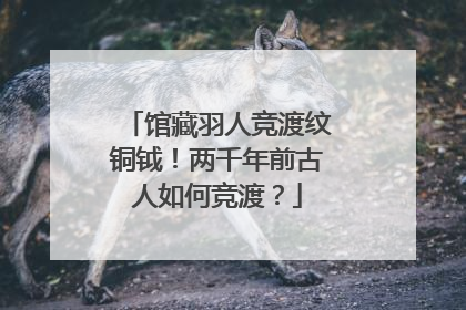 馆藏羽人竞渡纹铜钺！两千年前古人如何竞渡？