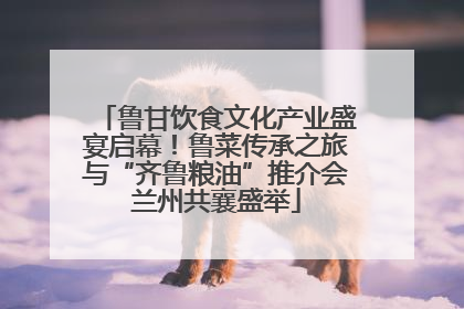 鲁甘饮食文化产业盛宴启幕！鲁菜传承之旅与“齐鲁粮油”推介会兰州共襄盛举