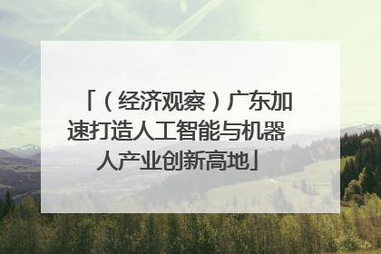（经济观察）广东加速打造人工智能与机器人产业创新高地