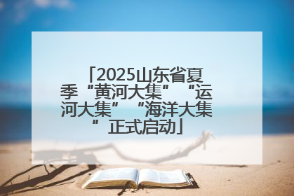 2025山东省夏季“黄河大集”“运河大集”“海洋大集”正式启动