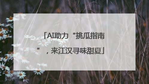 AI助力“挑瓜指南”，来江汉寻味甜夏